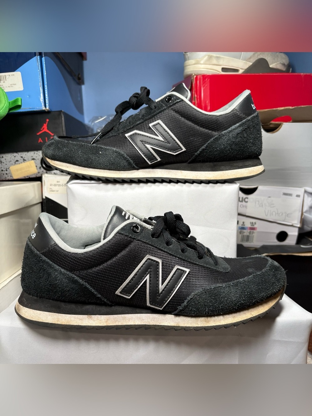 Size 9 - New Balance 501 Black